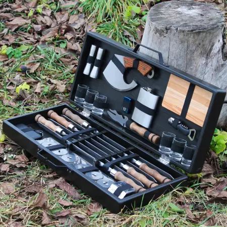 Шампуры с гравировкой в подарочной коробке по доступной цене