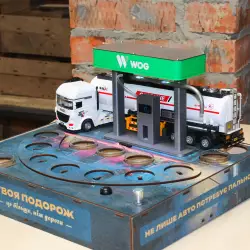 Наливатор АЗС на 7 чарок - фура з цистерною