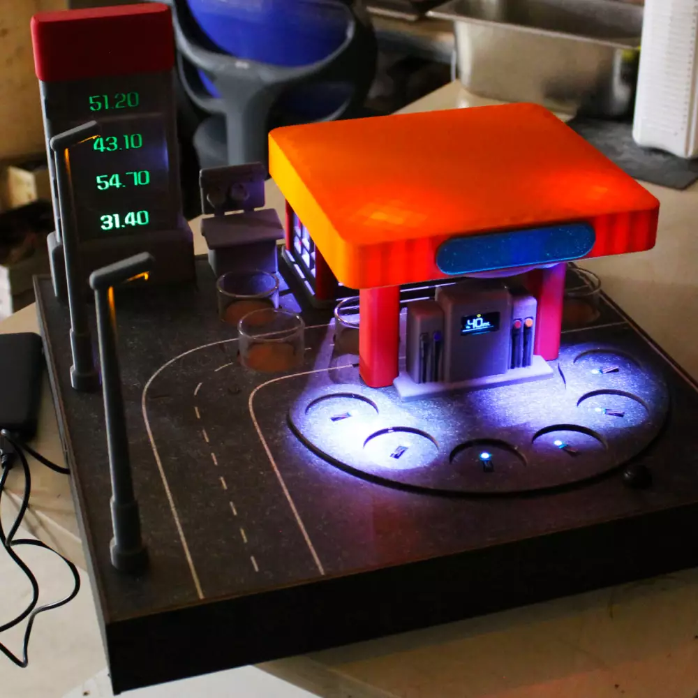 Наливатор АЗС на 6 чарок