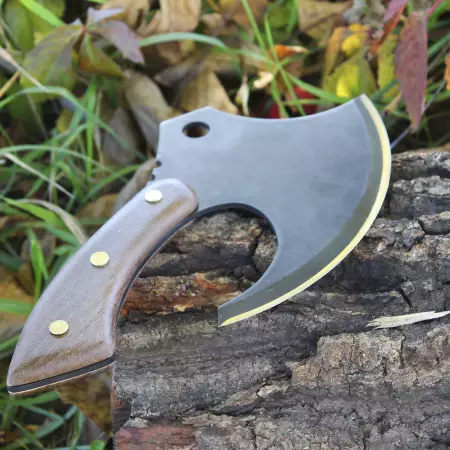 Нож-топорик кухонный из стали