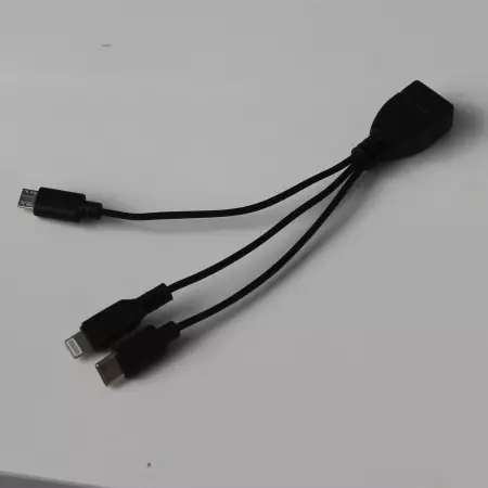 USB-кабель 3 в 1 для живлення автоматичного мангалу