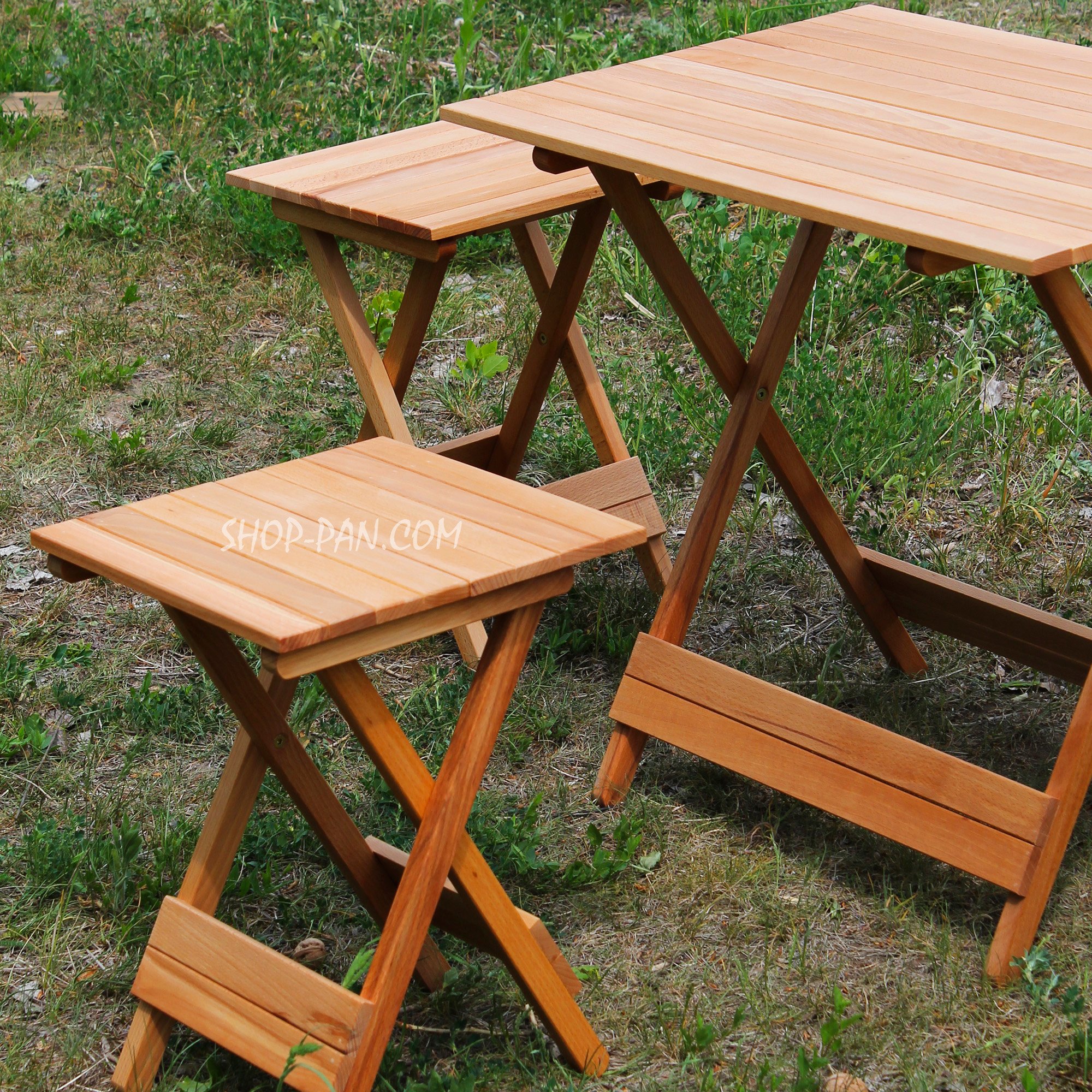 Раскладной стол и стулья — туристическая мебель для бытового комфорта